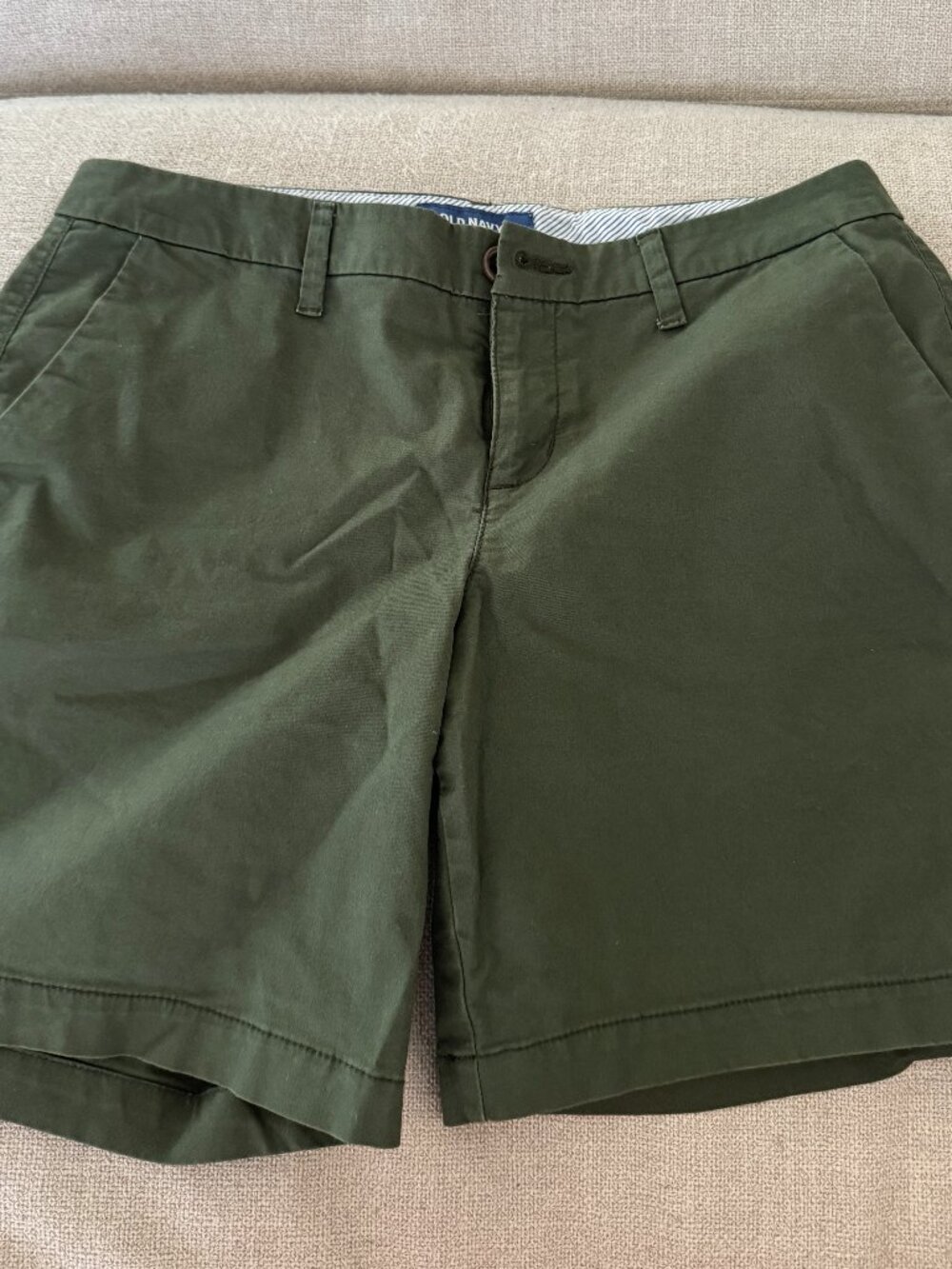 Old Navy Olive Green Everyday Shorts Short Inseam